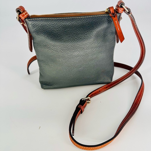 Dooney & Bourke Navy Leather Crossbody Bag - Picture 5 of 15